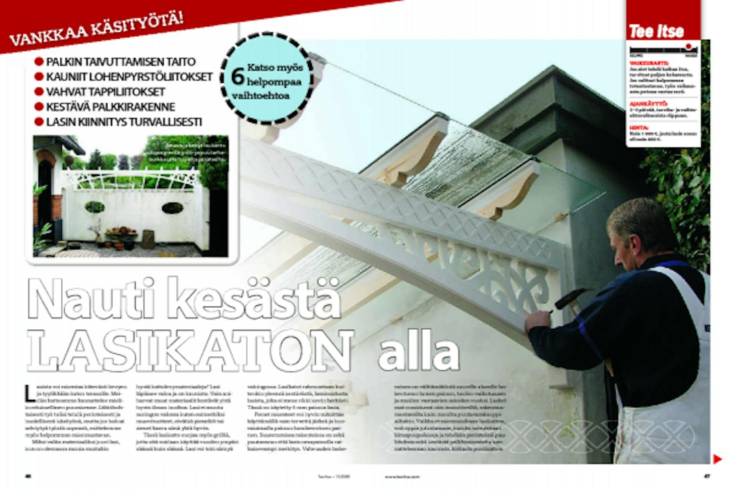 Rakenna terassille lasikatto Rakenna terassille lasikatto